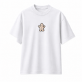 T-shirt Gingembre blanc sur fond blanc