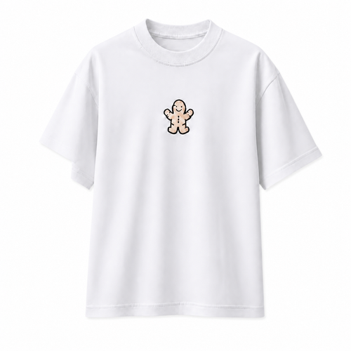 T-shirt Gingembre blanc sur fond blanc